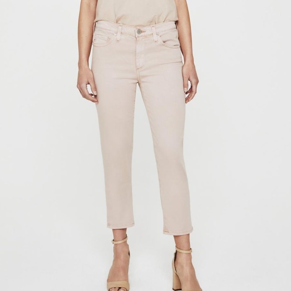 AG Prima Crop Cigarette Pant - Khaki